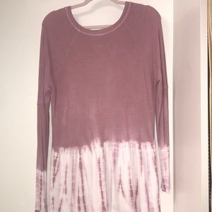 SHOP TALULAH peplum tie-dye top
